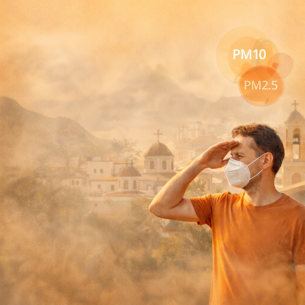 Египетская пыль на Кипре. Как защитить свое здоровье?!